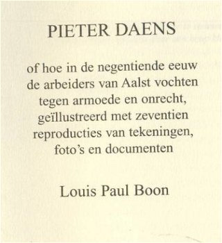LOUIS PAUL BOON**PIETER DAENS**SOLIDE BLAUWE HARDCOVER - 5