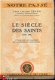 LEON VAN DER ESSEN**LE SIECLE DES SAINTS*625-739**NOTRE PASS - 2 - Thumbnail