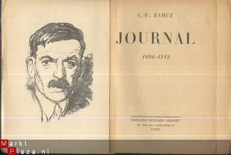 C.- F. RAMUZ **JOURNAL**1896 -1942**EDITIONS BERNARD GRASSET - 1