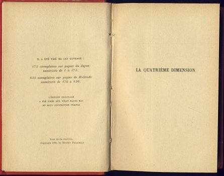 MAURICE MAETERLINCK**LA VIE DE L'ESPACE**1928**CHARPENTIER** - 3