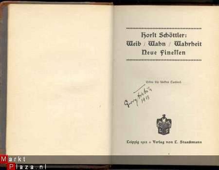 WEIB,WAHN,WAHRHEIT. NEUE FINESSEN.**HORST SCHÖTTLER. - 2