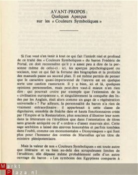 FREDERIC PORTAL**DES COULEURS SYMBOLIQUES*1984*GUY TREDANIEL - 2