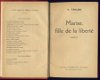 T. TRILBY**MARISE, FILLE DE LA LIBERTE**HARDCOVER FLAMMARION - 2 - Thumbnail