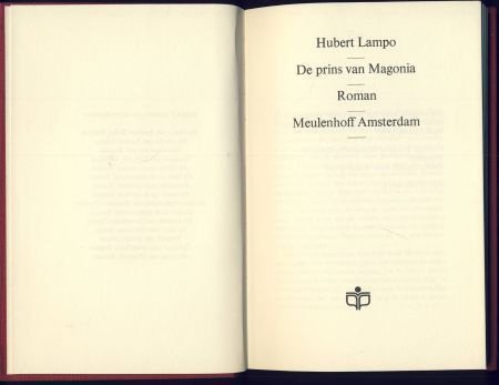 HUBERT LAMPO**DE PRINS VAN MAGONIA**ROOD TEXTUUR LINNEN** - 4