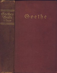 GOETHE**GOETHES WERKE*TH. KNAUR NACHF**ZWEI BÄNDE