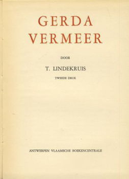 T. LINDEKRUIS**GERDA VERMEER**VLAAMSCHE BOEKENCENTRALE** - 2