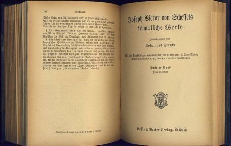 JOSEPH VICTOR VON SCHEFFELS SÄMTLICHE WERKE**HEFFE & BEDER V - 5