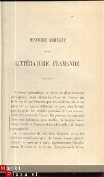 A. SNELLAERT ** HISTOIRE DE LA LITTERATURE FLAMANDE **JAMAR* - 2