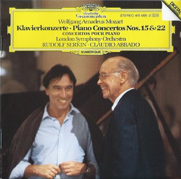 Rudolf Serkin - Wolfgang Amadeus Mozart, London Symphony Orchestra*, Rudolf Serkin, Claudio Abbado ‎ - 1