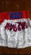 heren thaiboxing sportbroek wit/rood mt:m nieuw - 1 - Thumbnail