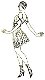 SALE Cling stempel Fashion Vintage Lady 1 van Stampingback - 1 - Thumbnail