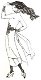 SALE Cling stempel Fashion Vintage Lady 5 van Stampingback. - 1 - Thumbnail