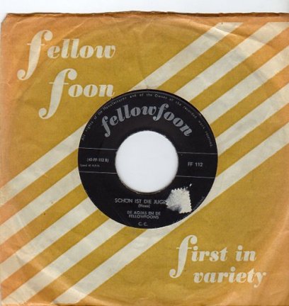 De Agia's en de Fellowfoons : Schon ist die Jugend )1960' - nr. 1