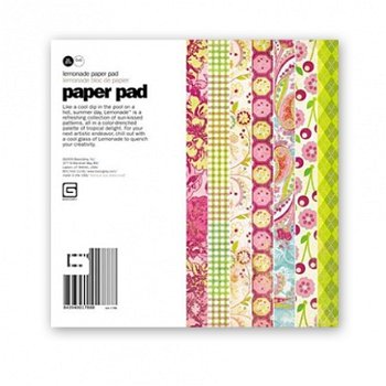 SALE! NIEUW Set embelishments, brads en paperpad van Basic Grey - 7