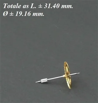 === Ankerwiel = Franse pendule = oud === 34907 - 1