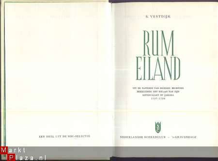 SIMON VESTDIJK ** RUM EILAND ** NBC S GRAVENHAGE**LUXE-EDITI - 1