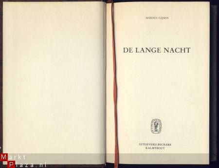 MARNIX GIJSEN**DE LANGE NACHT**BRUINE HARDCOVER - 6