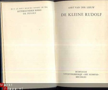 AART VANDER LEEUW**DE KLEINE RUDOLF**1933***LINNEN HARDCOVER - 1