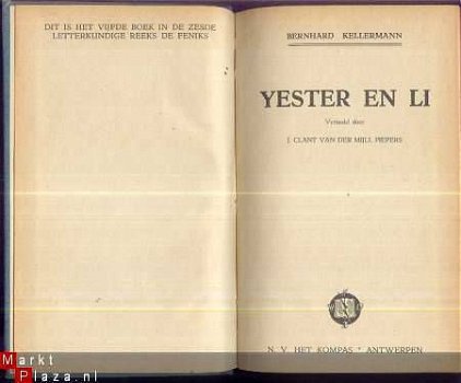 BERNHARD KELLERMAN**YESTER EN LI ** DE FENIKS**HARDCOVER - 2