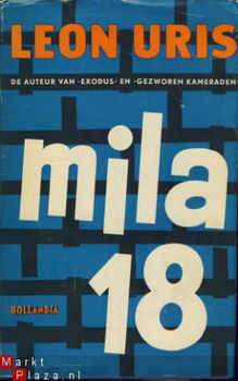 LEON URIS**MILA 18**HARDCOVER**UITGEVERIJ HOLLANDIA - 1