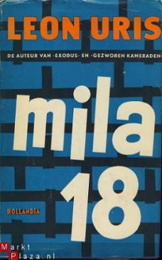 LEON URIS**MILA 18**HARDCOVER**UITGEVERIJ HOLLANDIA