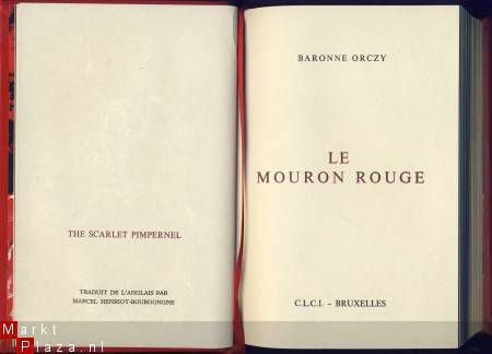 LA BARONNE ORCZY** LE MOURON ROUGE**C.LC. - 2