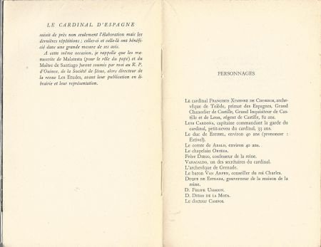 HENRY DE MONTHERLANT**LE CARDINAL D'ESPAGNE**NRF GALLIMARD** - 5