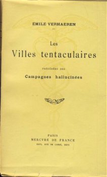 EMILE VERHAEREN**LES VILLES TENTACULAIRES+CAMPAGNES HALLUCIN - 1