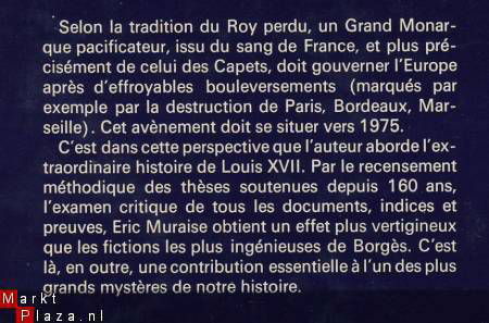 ERIC MURAISE**DU ROY PERDU A LOUIS XVII*PSYCHANALYSE HIST.** - 3