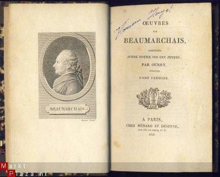 BEAUMARCHAIS**OEUVRES**OURRY*1828*MENARD ET DESENNE - 1