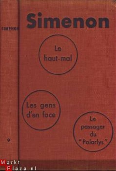 GEORGES SIMENON**1.LE HAUT-MAL.2.LES GENS D'EN FACE.3.POLARL - 1