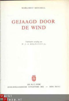 MARGARET MITCHELL**GEJAAGD DOOR DE WIND**AD. M. C. STOK** - 3