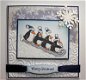SALE Houten stempel Arctic Bus Penguins Winter van Penny Black. - 2 - Thumbnail