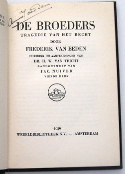 Eeden, Frederik van 1939 De Broeders Tragedie van het Recht - 3