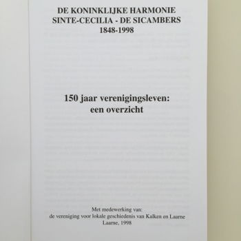 Laarne: De Koninklijke Harmonie Sinte Cecilia De Sicambers 1848 - 1998 - 2