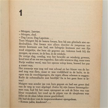Zwart Beertje 1200: Maigret aarzelt, Simenon - 3