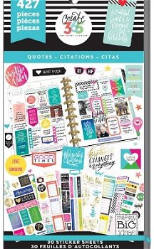 SALE NIEUW Happy Planner Sticker Value Pack Quotes 30 vel - 1