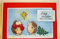 SALE RETIRED Houten stempel Listening To Stars KERST van Penny Black - 2 - Thumbnail