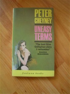 Uneasy terms by Peter Cheyney