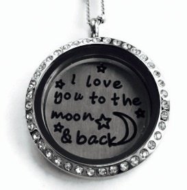 Window plate, I love you to the moon and back - 2