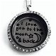 Window plate, I love you to the moon and back - 2 - Thumbnail