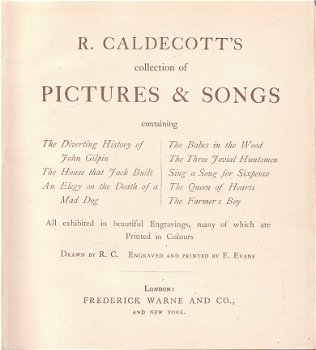 R. Caldecott's collection of pictures & songs - 2