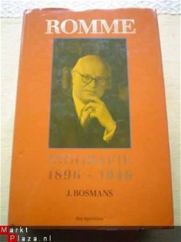 Romme Biografie 1896-1946 door J. Bosmans - 1