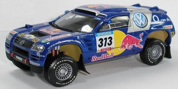 1:43 Minichamps Volkswagen VW Race Touareg #313 Rally Paris Dakar 2005 - 2