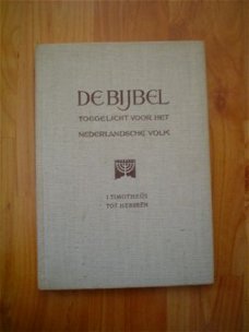 reeks De bijbel toegelicht voor het Nederlandse volk