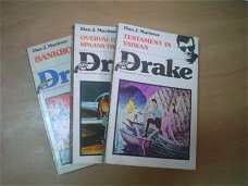 deeltjes uit de reeks Drake door Dan J. Marlowe