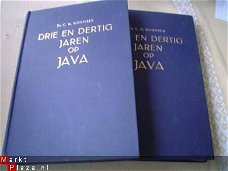 Drie en dertig jaren op Java door C.W. Wormser in twee delen