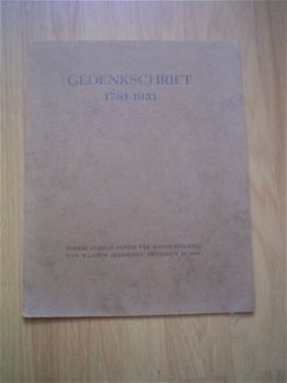 Gedenkschrift 1781-1931 (maritiem) - 1