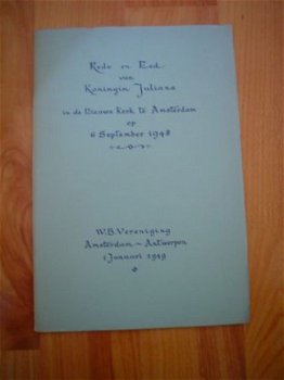 Rede en eed van koningin Juliana op 6 september 1948 - 1