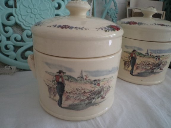 Franse patepot Sarreguemines Obernai - Afbeelding 2